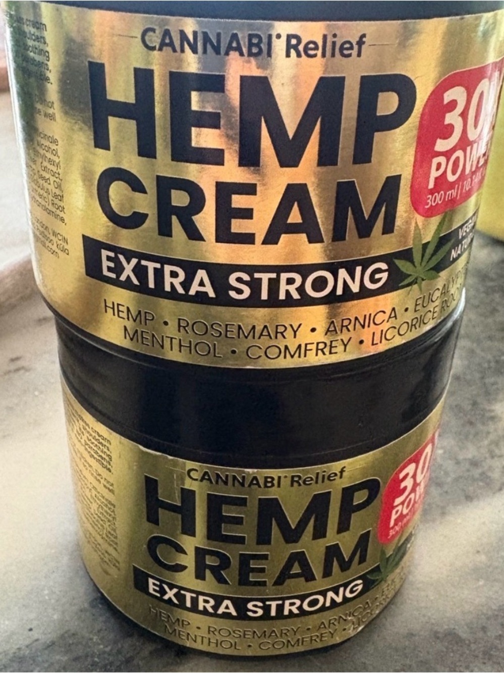 Pain Relief Cream Extra Strong - Gold Label bundle of 4